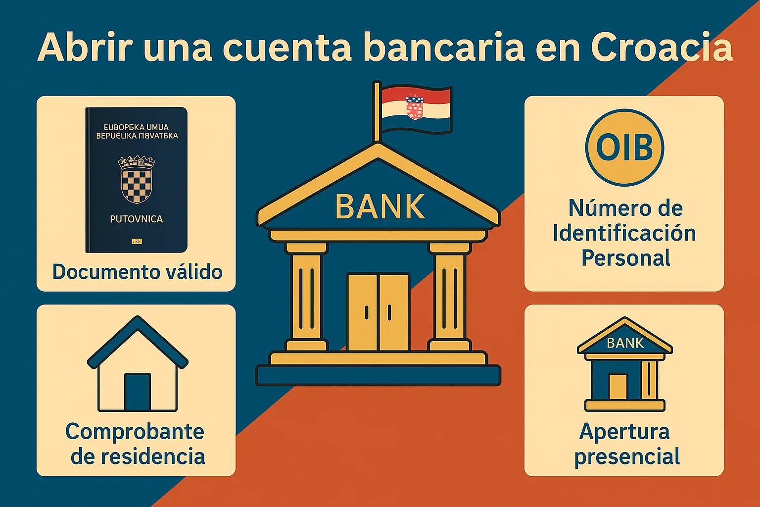 Cuenta bancaria en Croacia
