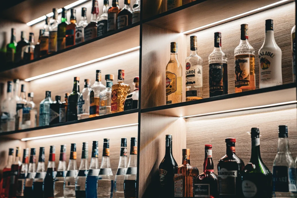 Botellas de alcohol
