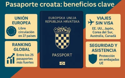 El pasaporte croata: ranking global y ventajas de viajar con él
